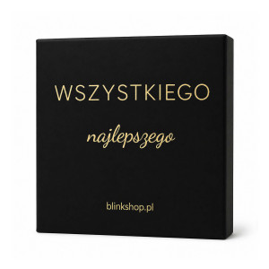 PUDEŁKO PREZENTOWE CZARNE WSZYSTKIEGO NAJLEPSZEGO
