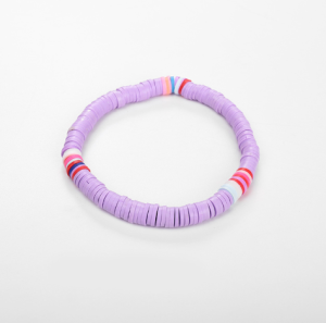 BRANSOLETKA KORALIKI BOHO LILAC
