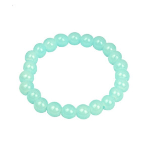 BRANSOLETKA KORALIKI NIEBIESKIE BABY BLUE