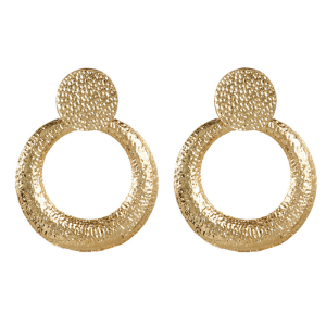 KOLCZYKI KOŁA KÓŁKA ZŁOTE