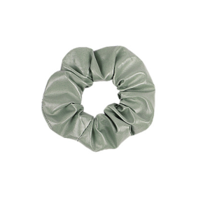 GUMKA DO WŁOSÓW SKÓRZANA MIĘTOWA SCRUNCHIES