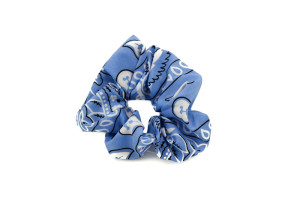 GUMKA DO WŁOSÓW SCRUNCHIE WZORY BOHO BANDAMA BŁĘKITNA
