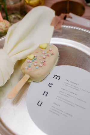 Okrągłe menu "Pastel"