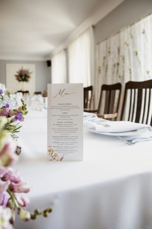 Menu stojące trójkątne "Aurora"