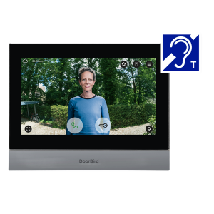 Wewnętrzna stacja wideodomofonowa IP DoorBird A1104T z ekranem dotykowym 7" stal nierdzewna V4A polerowana na wysoki połysk z powłoką PVD chrom