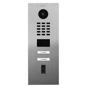 Wideodomofon IP Doorbird D2102FV Fingerprint 50 - 2 przyciski wywołania, czytnik linii papilarnych
