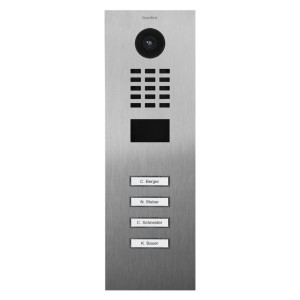 Wideodomofon IP Doorbird D2104V - 4 przyciski wywołujące, do budynków wielorodzinnych i firm