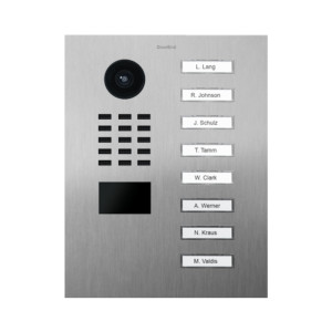 Wideodomofon IP Doorbird D2108V - 8 lokali/ przycisków, stal nierdzewna 2VA, szczotkowana, komunikacja dwukierunkowa