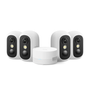 Zestaw 4 kamer eufyCam C35 - Wi-Fi 2,4 GHz, PureColor Vision, aktywne odstraszanie, inteligentne wykrywanie AI