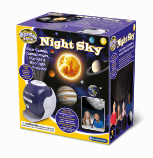 Projektor. Nocne niebo