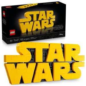 LEGO Star Wars. Logo Star Wars zbudowane z klocków 75407