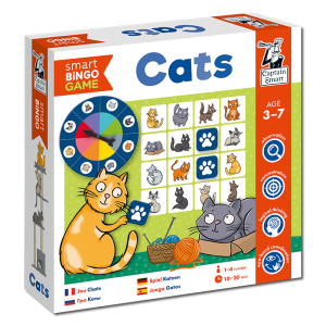 Captain Smart. Cats. Smart bingo game