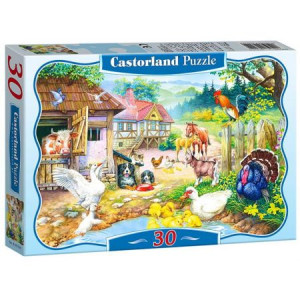 Puzzle 30 elementów. Farma