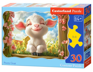 Puzzle 30 elementów. Ładna koza