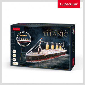 Puzzle 3D. LED Titanic 20521