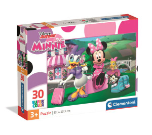 Puzzle 30 elementów. Super kolor. Minnie