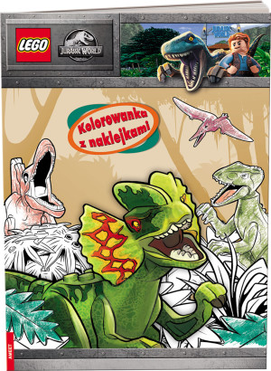 LEGO Jurassic World. Kolorowanka z naklejkami