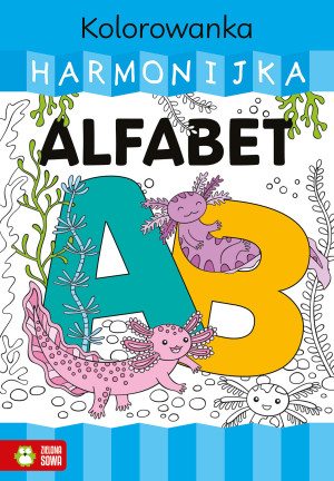 Alfabet. Kolorowanka harmonijka