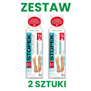 Dezodorant do stóp i obuwia stópek 5w1 150 ml ZESTAW - 2 sztuki
