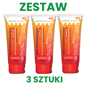 Maść Rozgrzewająca COMPLEX 200 ml ZESTAW - 3 sztuki