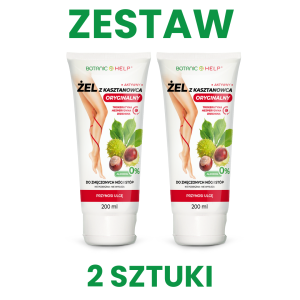 Żel z Kasztanowca do Nóg 200ml ZESTAW 2x
