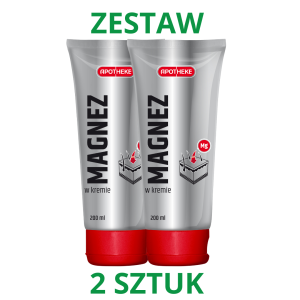 Magnez w Kremie 200 ml ZESTAW - 2 sztuki