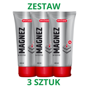 Magnez w Kremie 200 ml ZESTAW - 3 sztuki