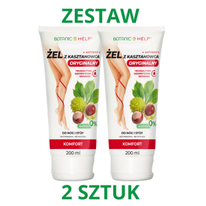Żel z Kasztanowca do Nóg 200ml ZESTAW 2x