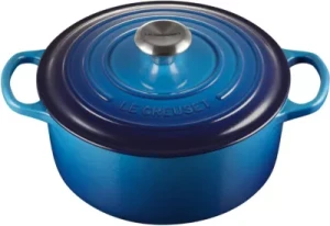 Cocotte ronde LE CREUSET 24cm Azur