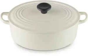 Cocotte ovale LE CREUSET 27 cm - Crème