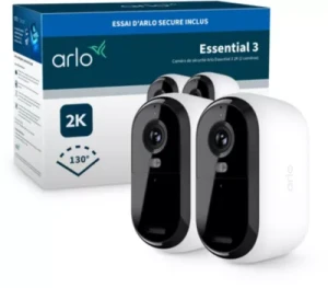 Pack ARLO 2 caméras ext Essential3 2K