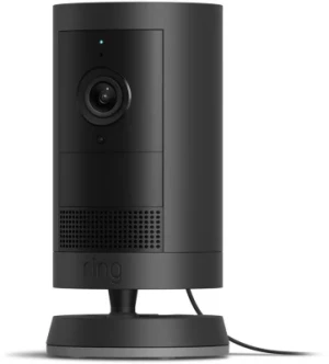 Caméra RING Cam Plus - Plug-in - Noire