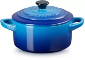 Cocotte LE CREUSET Azur 10cm ceramique
