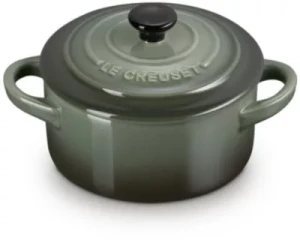 Mini cocotte LE CREUSET RONDE 10CM THYM