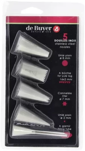 Douille DE BUYER 5 assorties 2114.05