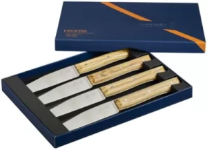 Couteau OPINEL Coffret facette 4 Olivier