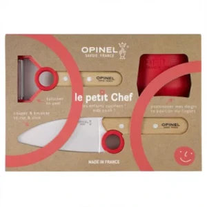 Couteau OPINEL Coffret Le Petit Chef Rou