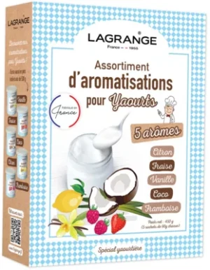 Kit LAGRANGE 5 aromes pour yaourt 450g