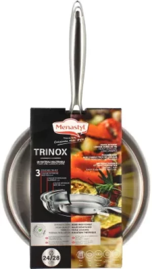 Set MENASTYL 2 poeles Trinox 24/28cm