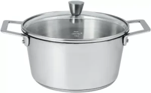 Faitout CRISTEL 20cm avec couvercle verr