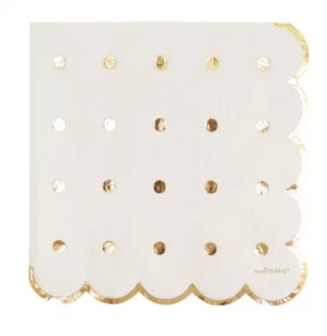 Serviettes SCRAPCOOKING x20 gold