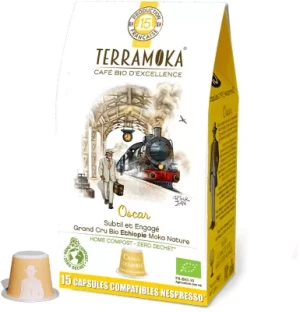 Capsules TERRA MOKA x15 OSCAR compostabl