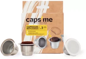 ACCESSOIRE CAPS ME 3 capsules réutilisab