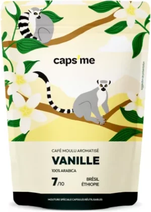Café moulu CAPS ME aromatisé Vanille 200