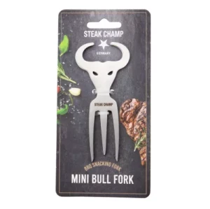 PIQUE STEAK CHAMP apéro mini bull fork