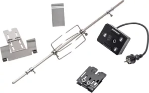 Tournebroche CHAR BROIL Inox avec boitie