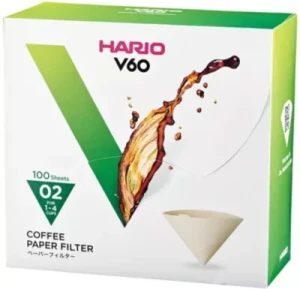 Filtres HARIO naturels x100 pour Dripper