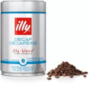 Café grains ILLY en grains décaféiné boi