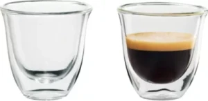 tasses café DELONGHI espresso lot 2 x60m