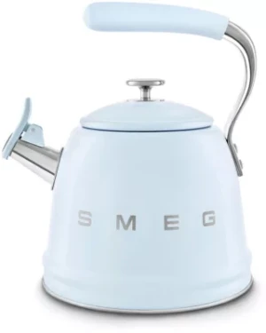 Bouilloire SMEG Sifflante 2.3L Bleu Past